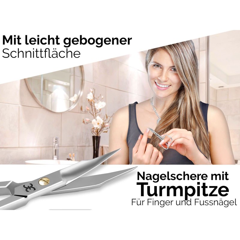 Nail Scissors Cuticle Scissors Combination Manicure Pedicure Scissors Stainless Steel