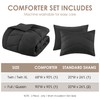 Intelligent Design Queen Comforter Set, Puffy Chevron Quilted, Overfilled Comforter