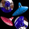 MIMIA Ocarina 12-Hole Beginner, Music Lover, With Sheet Score, Pottery,