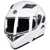 ILM Motorcycle Dual Visor Flip up Modular Full Face Helmet