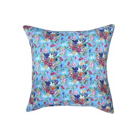 DDintex Floret LONDON Cushion Cover Statelly Bouquet Blue 45x45cm [With Liberty Print]