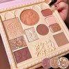 Embossed Eyeshadow 10 Colours Palette Makeup Blush Highlighter All In