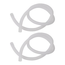 RDEXP 2 Pieces Plastic White 47.24" Length Hose Tube for Urinals for Man Women Elder