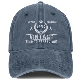 55th Birthday Gifts for Men Women 55 Year Old Gift Idea 1970 Vintage Baseball Hats