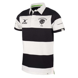 Barbarian Heritage Short Sleeve Rugby Jersey (Medium) Black/White
