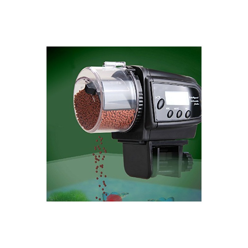 Xrten Digital Automatic Aquarium, Automatic Fish Feeder, Fish Food Feeder,