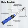 Philtool Torque Wrench Bicycle 1/4 Inch, 2-24 Nm 15-Piece Torque