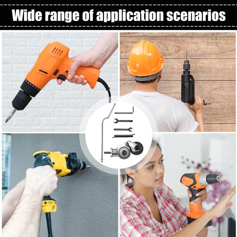 Electric Drill Plate Cutter | Metal Plate Cutter,Multi Purpose Ergonomic