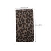 BUGUUYO Leopard Print Car Registration Holder Pu Insurance Card Wallet