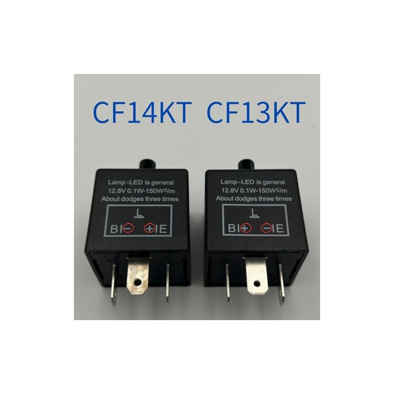 GRmkt CF13 IC Turn Signal Relay, Universal LED Compatible, High