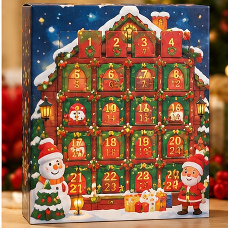 24-Piece Christmas Squishy 2026 Christmas Advent Calendar 24 Day Countdown