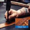 sourcing map 2pcs Leather Round Hole Punch, 12mm Hollow Hole