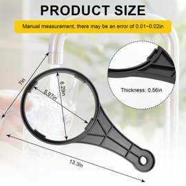 Water Filter Housing Wrench Fit for Aqua-Pure AP801/AP802, Culligan HD-950, Pentek Big Blue, Big Clear, YTB and Other 4.5'' Wide Body Filters, Replacement for PWF45W Whole House Water Filter Key