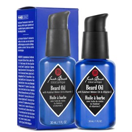 JACK BLACK - Aceite de barba - Fórmula PureScience Ayuda a prevenir la piel seca, picante, Aceites Naturales de rápida absorción, ligeramente perfumado con botánicos y aceites esenciales, ingredientes orgánicos certificados, 1 oz.