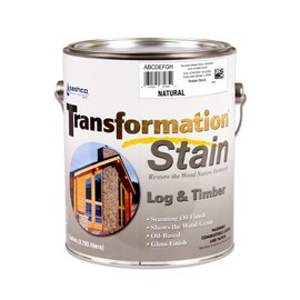 Sashco Transformation Log and Timber Stain, 1 Gallon Pail, Natural (Pack of 1)