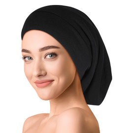 OLESILK Silk Bonnet Beanie for Day & Night, Silk/Modal Unisex
