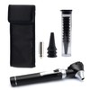 MuskalMed Compact Fiber Optic Otoscope with 9 Tips & Plastic