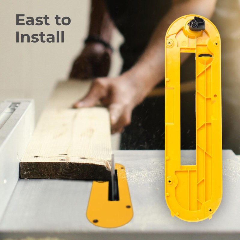 TonGass Dado Throat Plate Compatible with DeWalt 10" Portable Table