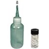 3oz Gold Pan Panning Sniffer Snuffer Bottle, Glass Vial &