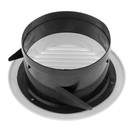 Air Vent Grille, Riloer 75 mm White Round Air Vent Grille Plastic Air Valve Exhaust Air Vent White Air Outlet Grille Set for Air Conditioning