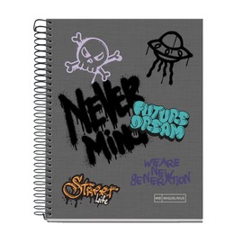 Miquelrius A5 Notebook Squared 5mm Hardback A5 Notebook with 120 Micro Perforated Sheets, A5 Notebook with 4 Colors to Organize Extra Opaque Paper 70gsm 2 Holes for Filing