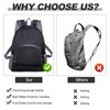 Foldable Backpack, Lightweight Small Backpack, Waterproof Small Backpacks, Space-Saving Pack,