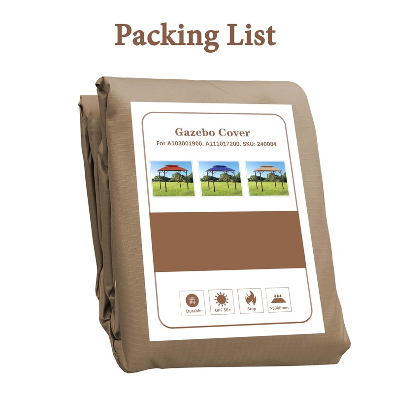 SCOCANOPY Grill Gazebo Replacement Cover Compatible with Greenvail Paxton Grill
