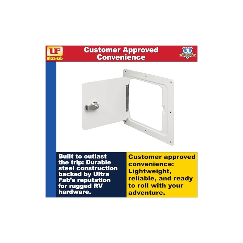 UF Ultra-Fab Products 48-979009 White Universal Access Door