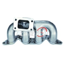 Rev9 FOR 2001-05 CIVIC D17 D17A EM1 ES1 ES2 T3/T4 FLANGE CAST TURBO MANIFOLD JDM