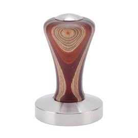 Colorful Wood Coffee Flat Tamper Stainless Steel Base Powder Hammer for Coffee Accessories 58mm