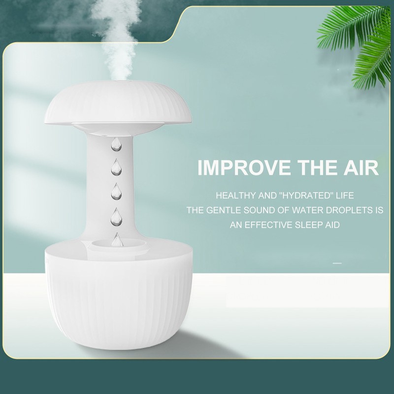 Cool Mist Humidifier 500ml Type C Anti Gravity Water Drop