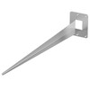 ledscom.de Garden Ground Spike for Podel, Stainless Steel, 40 cm,