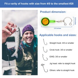 4pcs Fishing Knot Tying Tools, Quick Fishing Line Knotter Fishing Line Tie Tool Fly Fishing Knot Tying Tool Fish Lure Hook Covers/Protectors for Beginners, Anglers, Knotting and Protection