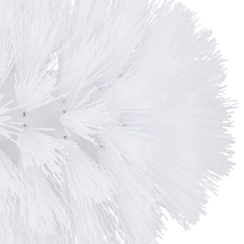 Relaxdays, White Replacement Brush Head for Toilet Brush, Set of