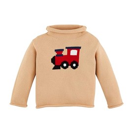 Mud Pie Kids Children Train Rollneck Sweater