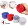 4 Crepe Paper Streamers Rolls, 328ft Pack of Red, White,
