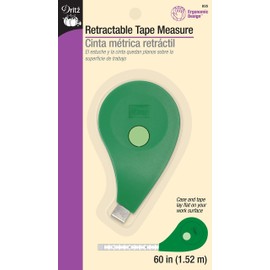 Dritz 835 Retractable Tape Measure with Ergonomic Design, 60-Inch