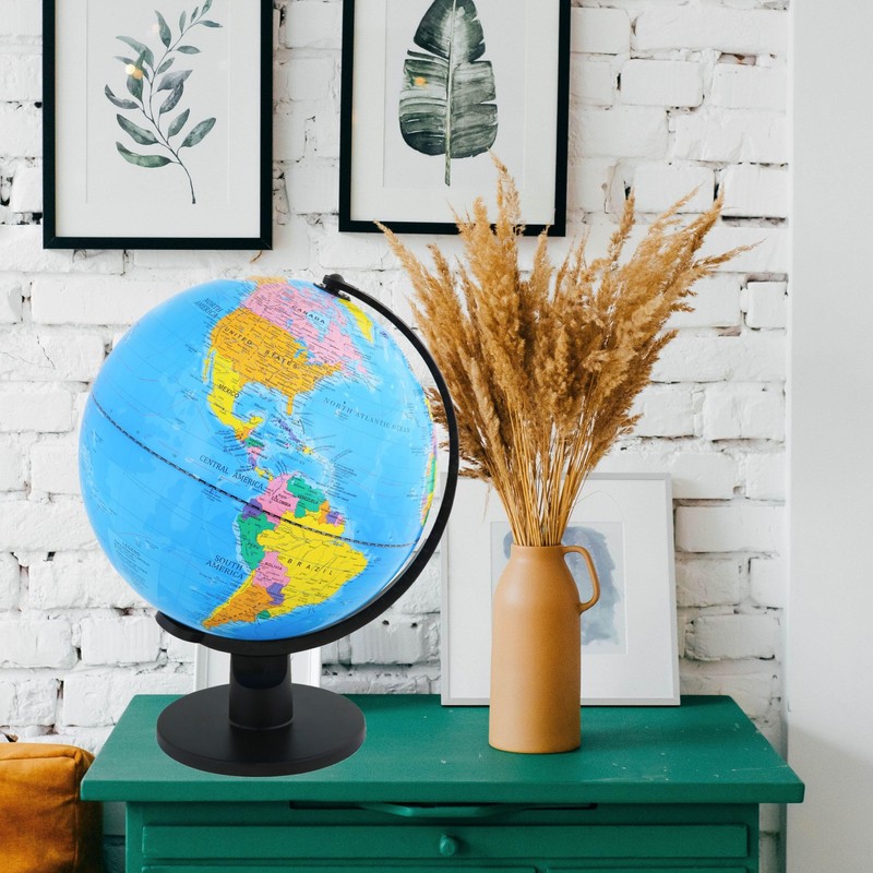 TOPGLOBE 12" World Globe Political Map