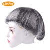 TUPARKA 120 Pcs Disposable Shower Caps Plastic Elastic Bath Cap