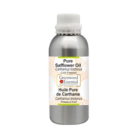 Greenwood Essential Pure Safflower Oil (Carthamus tinctorius) Cold Pressed 630ml (21 oz)