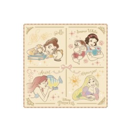 Marushin 2006032100 Hand Towel, Mini Towel, Princess Charm Tiara, Cotton, Antibacterial and Odor Resistant, Full Embroidery