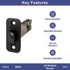 Better Home Products Adjustable Deadbolt Latch HFM Handle Set, Metal