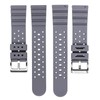 Carty Silicone Watch Bands for Men 22mm Soft Waterproof Rubber