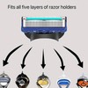 Men's Razor Blades, Manual Razor Blade Set, Replacement Razor Blades