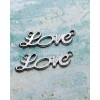unbrand 20 pieces - Antique Silver Word "Love" in Script