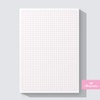 Fantastino A5 Notepad Squared Pink-Pink - Pack of 5, 250