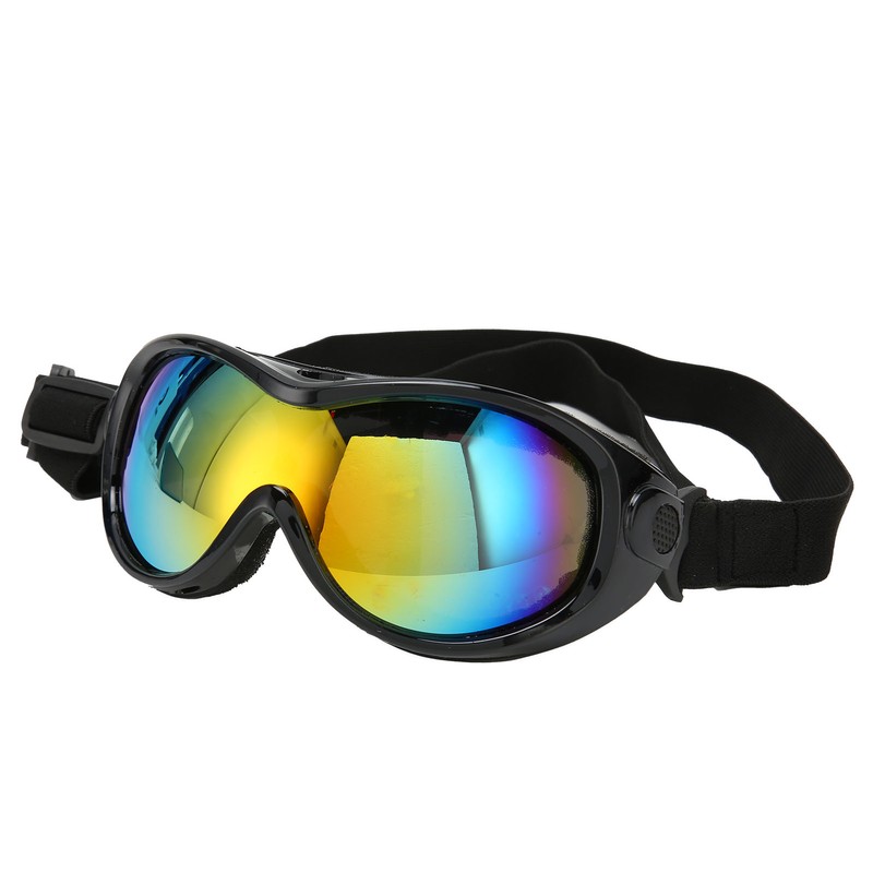 Large Dog Sunglasses UV Protection Waterproof Windproof Adjustable Dog Goggles