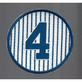 NEW 3 1/2" Lou Gehrig Retire Number Yankees IRON ON PATCH FREE SHIP