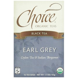Choice Organic, Earl Grey Tea, 16 ct