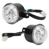 12V 14 LEDs Front Head Light Lamp 3 Wire Buckle